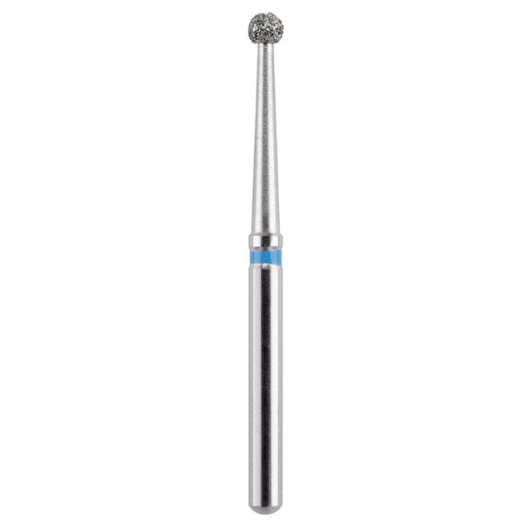 Fraise boule à long col diamantée pour turbine